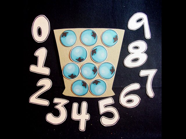Blueberries for Sal (Counting Game) 21-pc Felt
