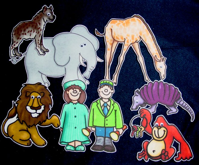 Good Night, Gorilla 8-pc Flannel Felt Story