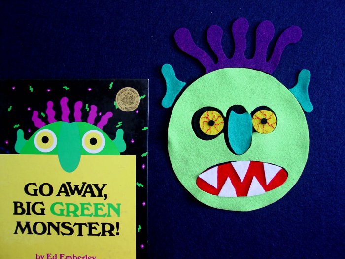Go Away Big Green Monster 8-pc felt set