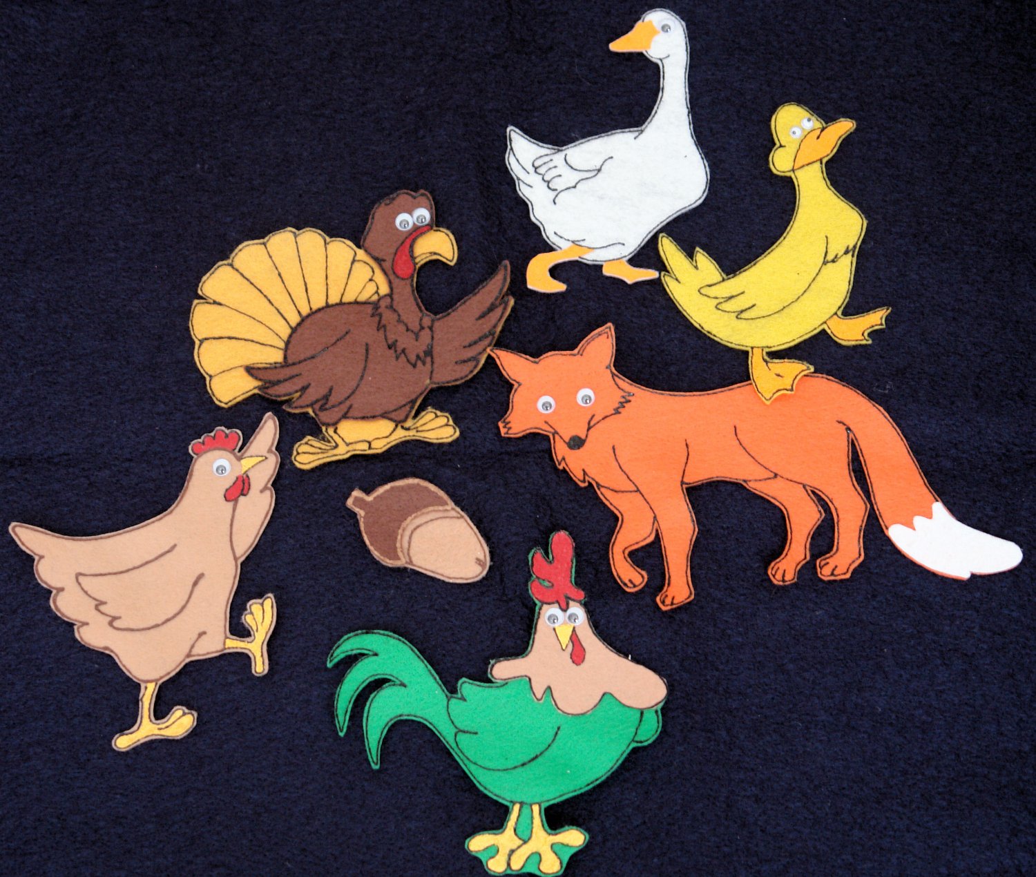 Henny Penny 7-pc Flannel Felt Story