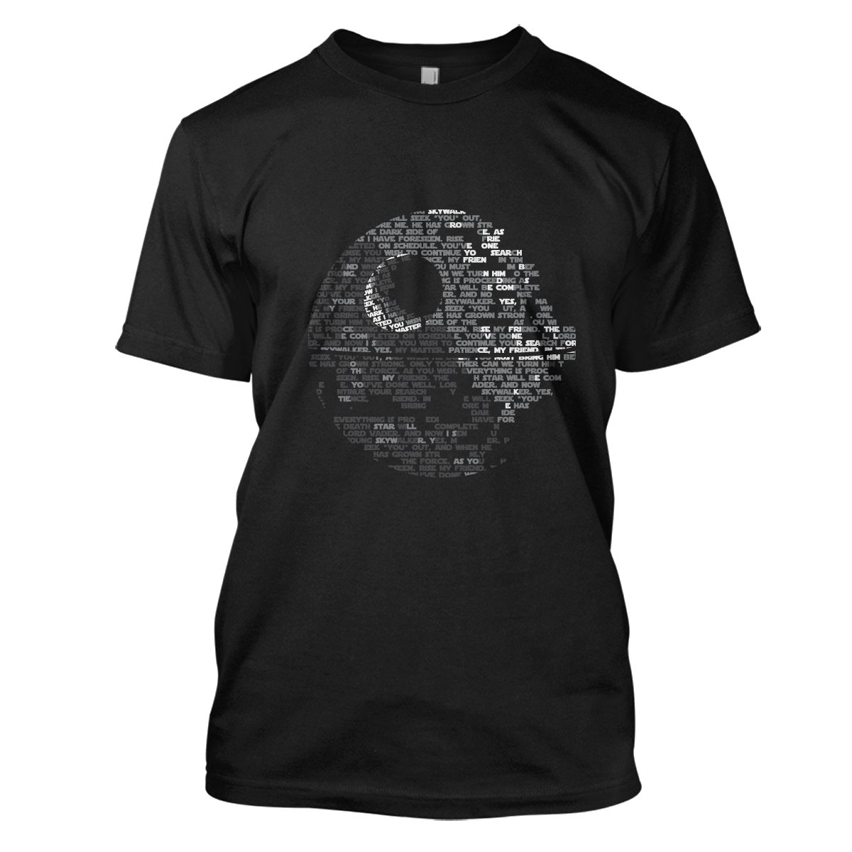 Star Wars: Death Star Mens Movie T-Shirt Large Black