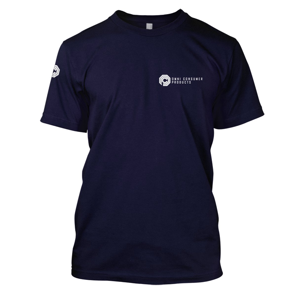 Robocop: Omni Corp Mens Movie T-Shirt Large Navy