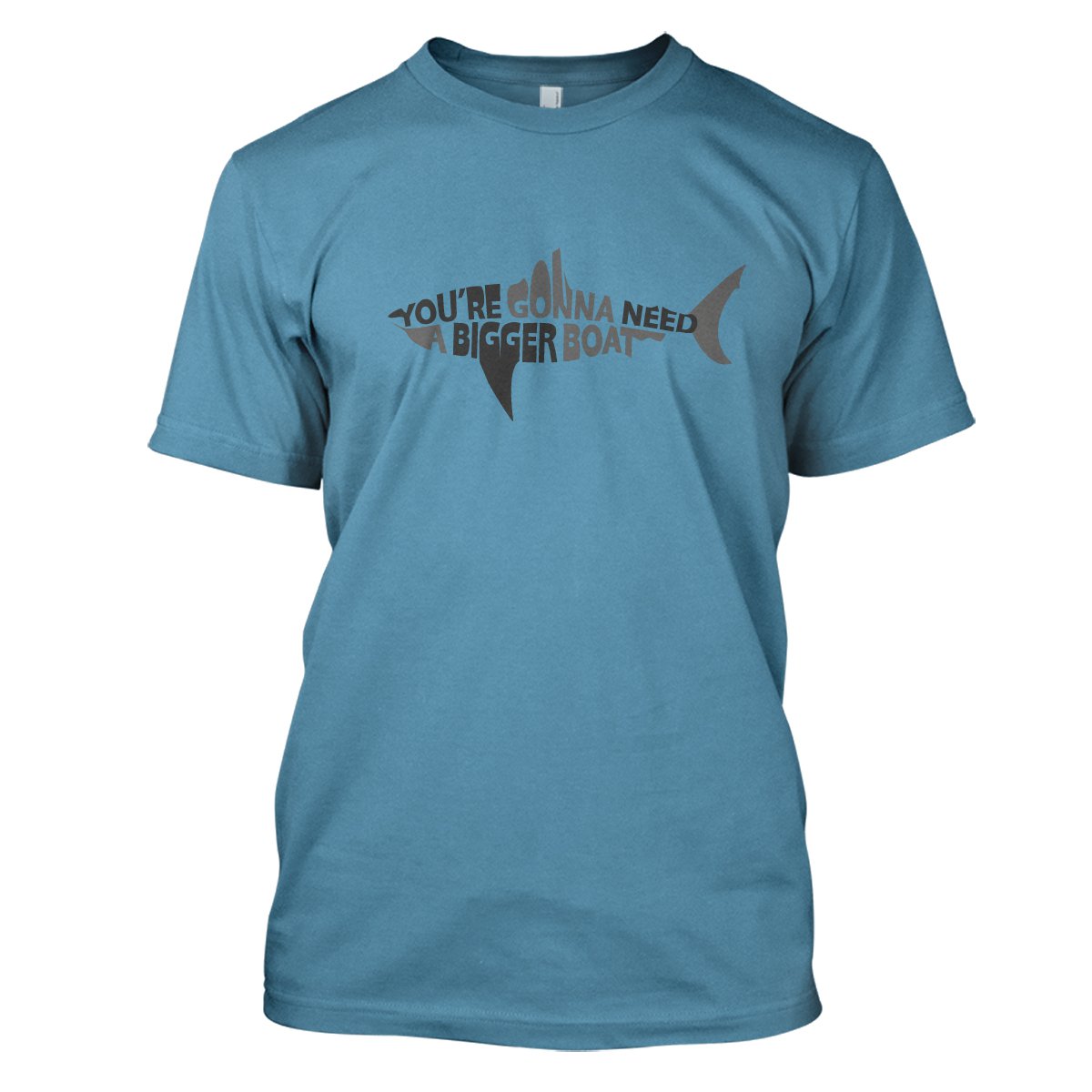 Jaws: Bigger Boat Mens Movie T-Shirt Large Sky