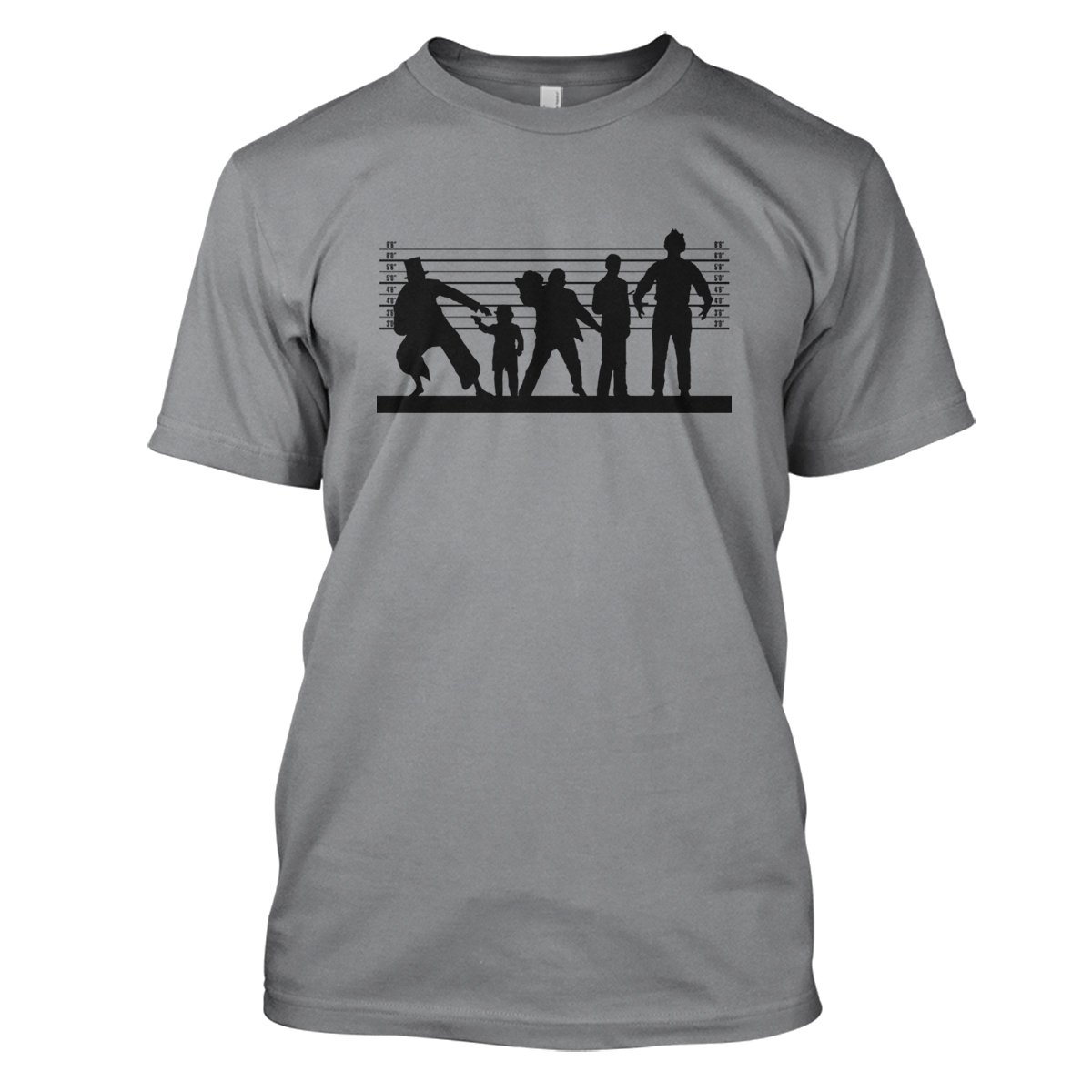 James Bond Suspects Mens Movie T-Shirt Large Grey
