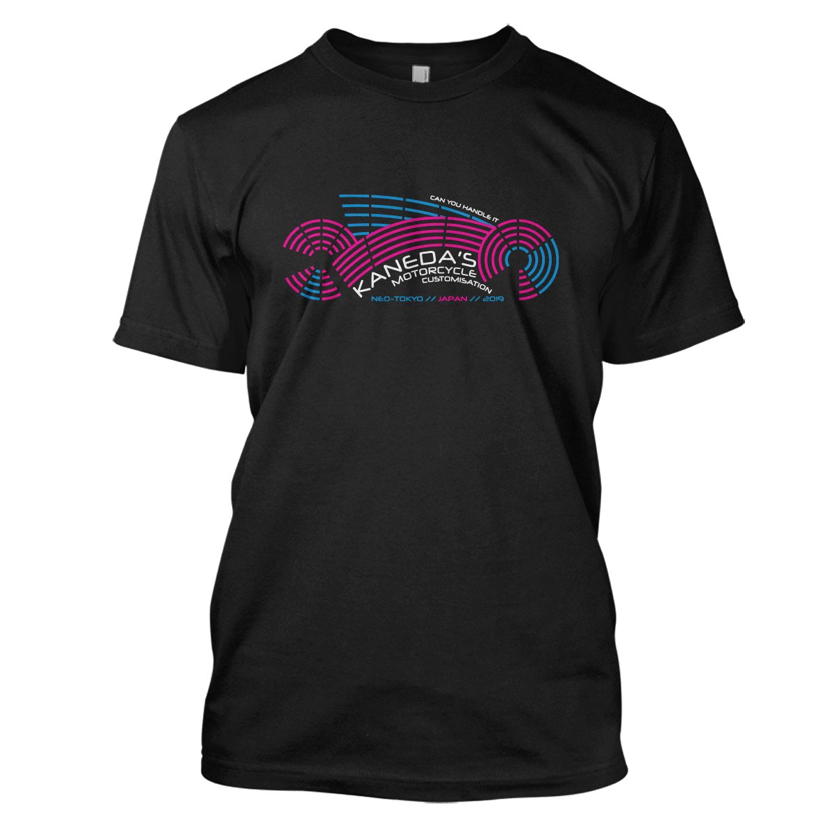 Akira: Kaneda Mens Movie T-Shirt Large Black