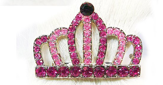 Swarovski Crystal European Crown Hair Pin