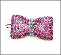 Swarovski Crystal Ribbon Hair Pin