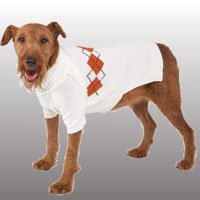 Luxury Sweater Cream with Argyle