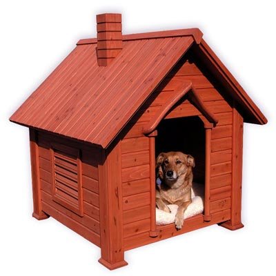 Pet Chalet Cedar Dog House - Large