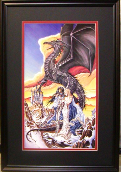Vigilance by Nene Thomas LE Double Matted & Framed