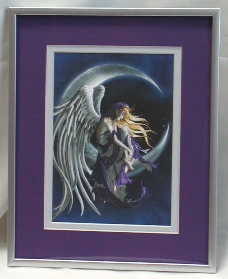 Moon Dreamer by Nene Thomas Double Matted & Framed