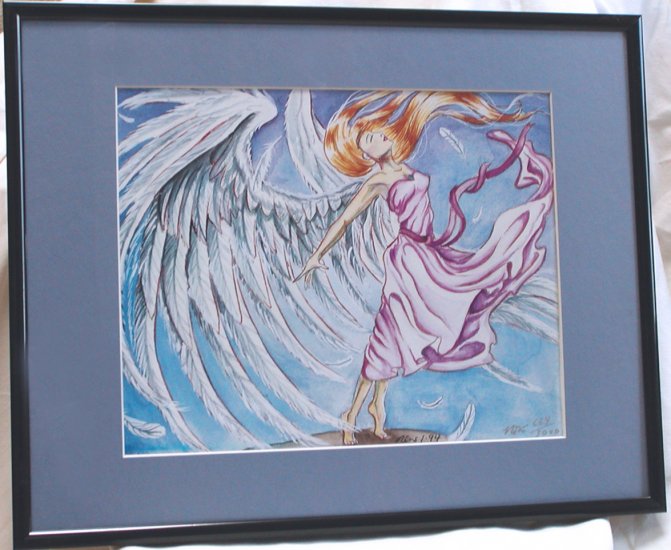 Nene Thomas Divine Transformation LE Matted & Framed