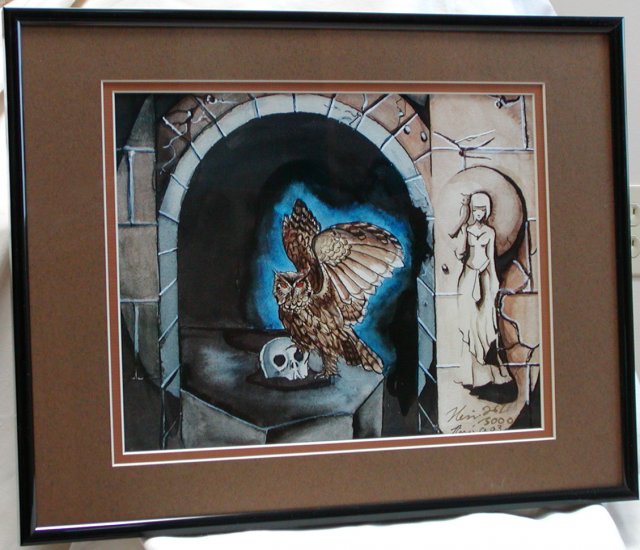 Nene Thomas Necropolis LE Double Matted & Framed