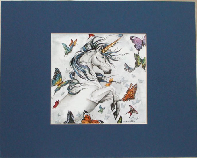 Nene Thomas Faery Ring Matted Print Hand Signed