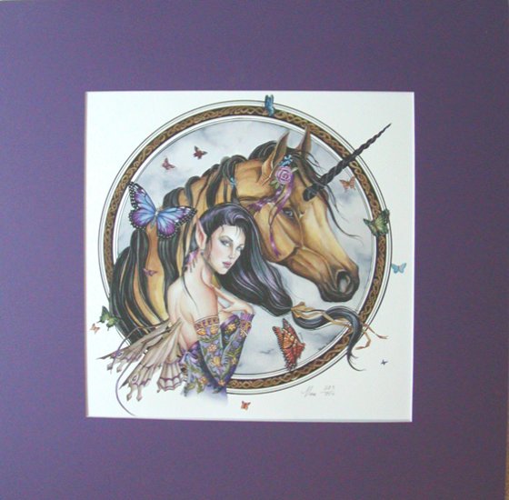 Nene Thomas Faery Princess Matted Limited Edition Print