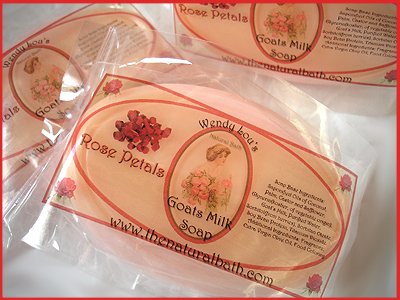 Rose Petal Goats Milk Soap