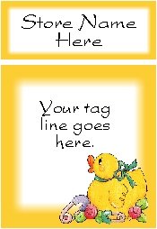 Ecrater logo set ~ coordinating logo & home page pic (#010 yellow ducky)