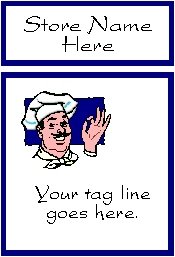 Ecrater logo set ~ coordinating logo & home page pic (#019 chef cook)