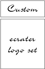 Ecrater logo set ~ coordinating logo & home page pic (custom)