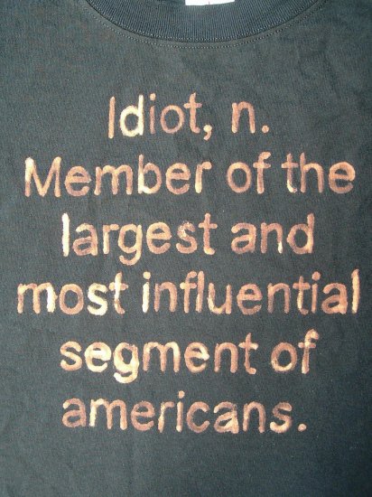 Idiot, n. :
