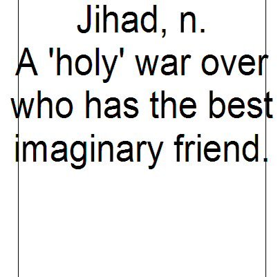 Jihad, n. :