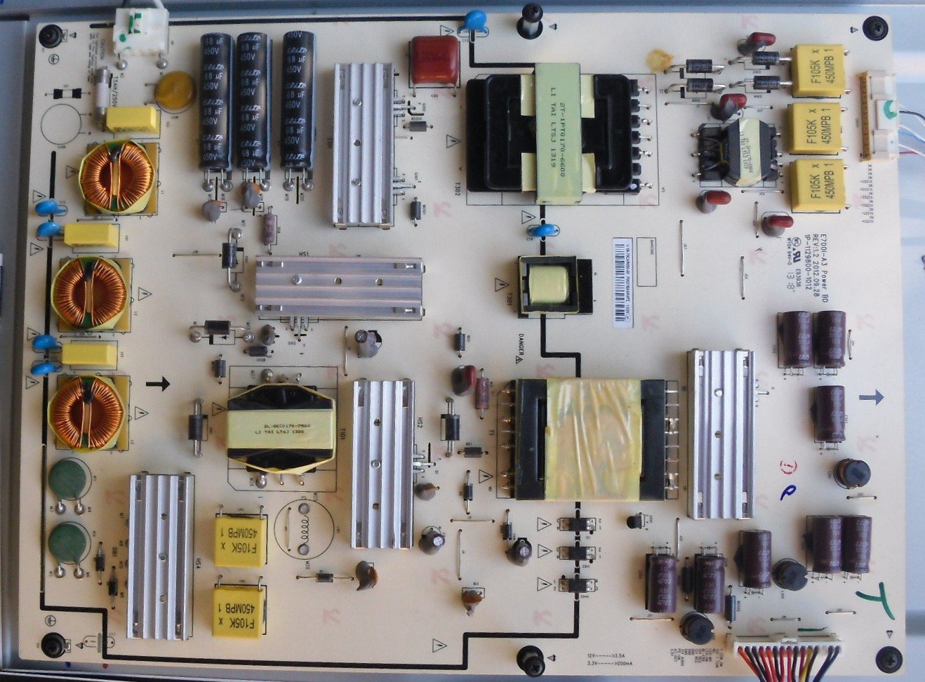 Vizio Power Supply Board >> 1P-1129800-1012 Model:E701i-A3E