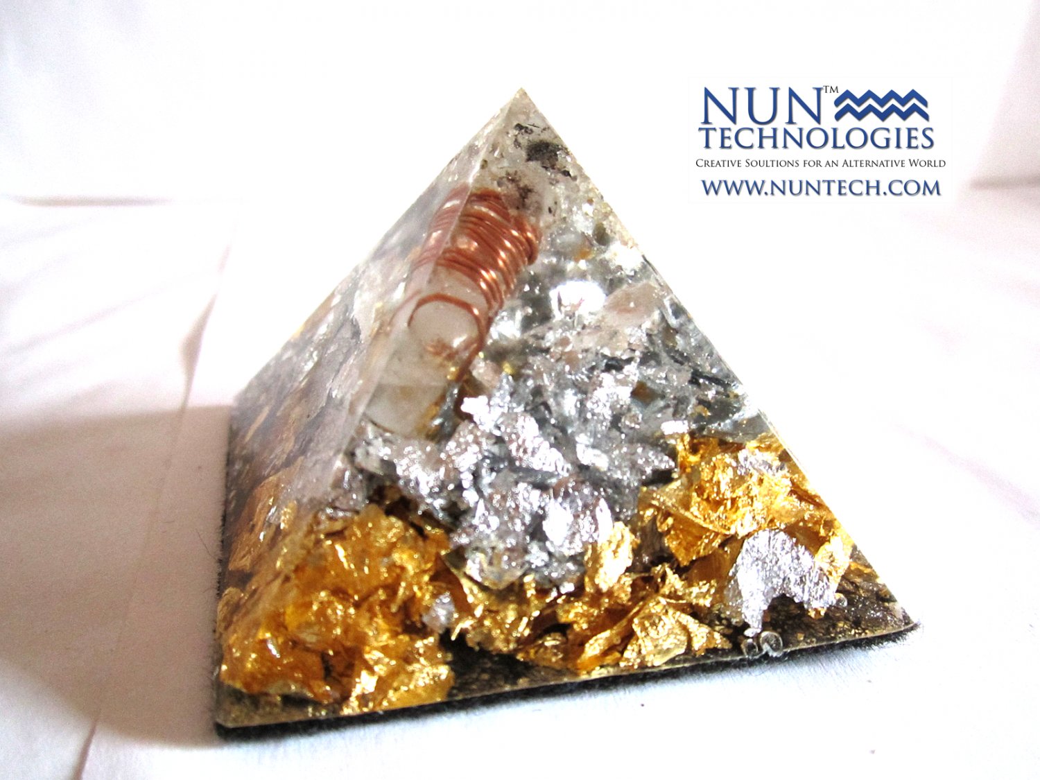 Rough Diamond Crystal Orgone Pyramid For Higher Consciousness By DR NEB HERU
