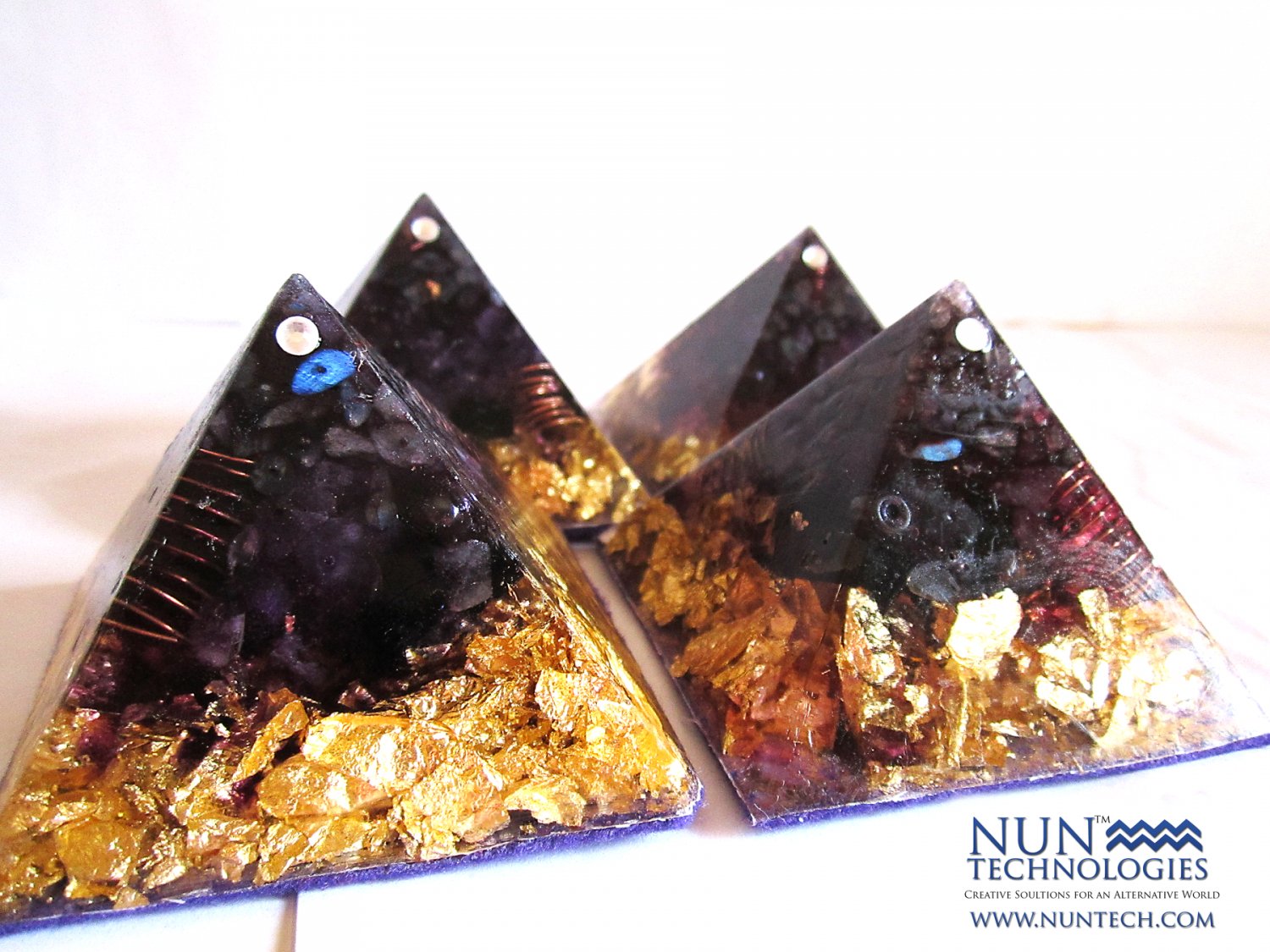 Crystal Orgone Pyramid For Creative Thinking and Pineal Gland By DR NEB HERU