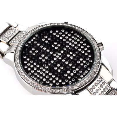 Blue Crystal LED Watch "Sapphire" - Waterproof, Date Display