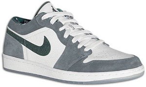 Air Jordan 1 Low White/Dark Forest-Light Graphite North Side