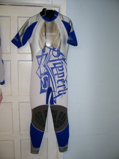 SLIPPERY MATRIX SUIT WETSUIT Large Blue