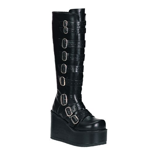 Concord 108 Knee Boots by Demonia