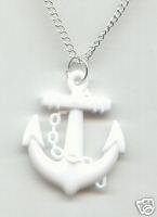 White Anchor Necklace £5.50/$11.00