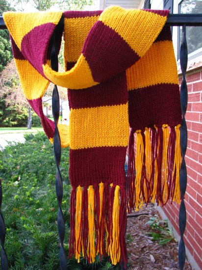 The BIG 7 x80" Custom Rugby Striped Scarf - college, wizard colors available