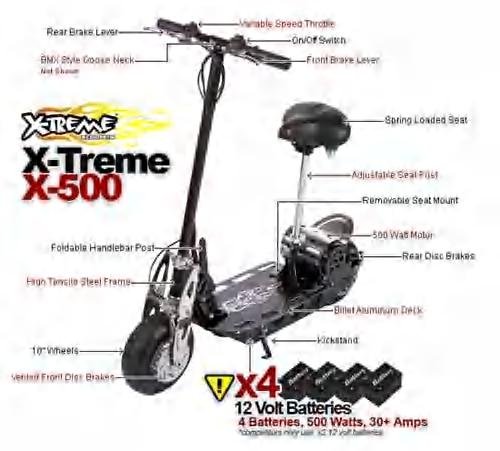 X-Treme X-500 Solid Electric