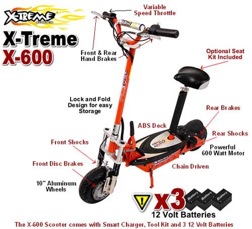 X-Treme Deluxe Electric X-600