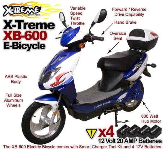 X-Treme XB-600 Elite Electric Bicycle