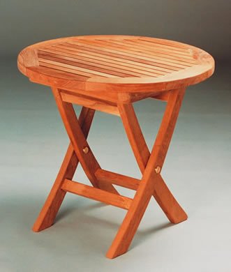 Mini Side Round Folding Table