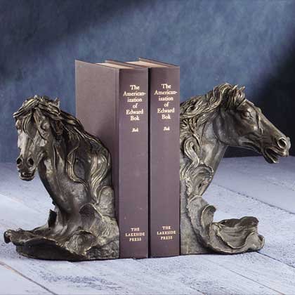 Horses Head Bookends