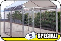 Dog Kennel W-Canopy