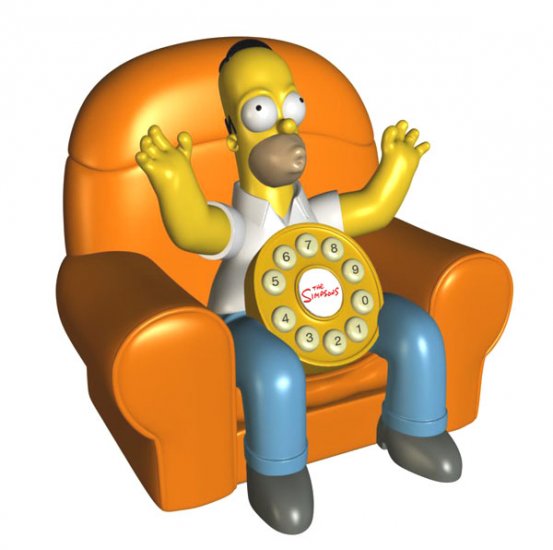 Homer Animated Phone
