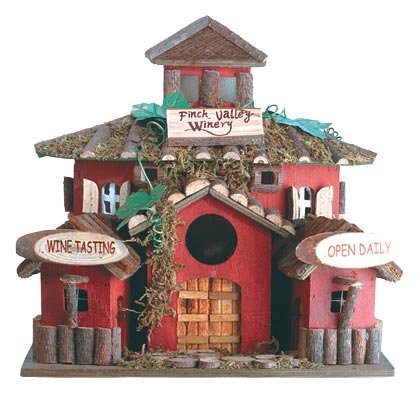 Finch Valley Winery bird house.