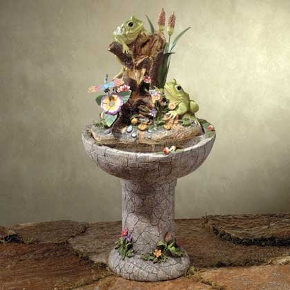 Frog Water Fountain