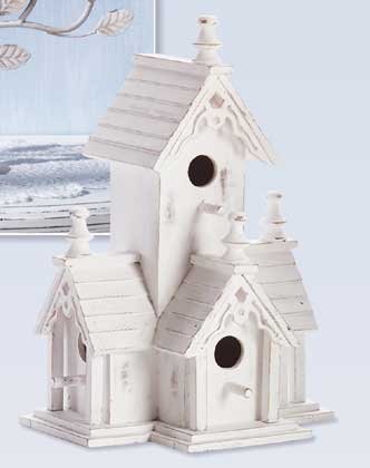 Distressed Victorian Bird House