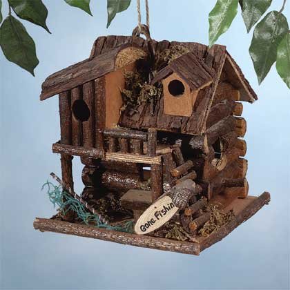 Fishing Cabin Bird House