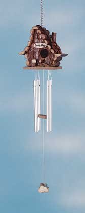 Wind Chime Love Nest Bird House