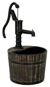 Barrel Fountan with Pump