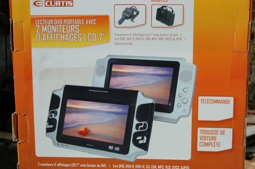 7in Widescreen Portable DVD Player with Extra Monitor