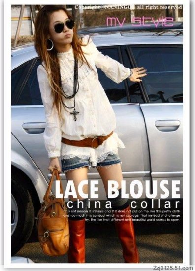 New Imported Lace Long Blouse