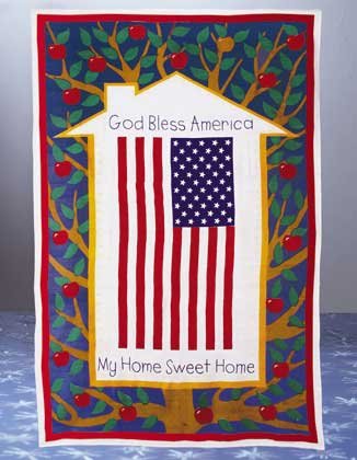US Flag Pattern Cotton Sheet